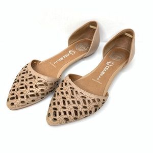 NEW Jeffrey Campbell In Love D'Orsay Flats Laser